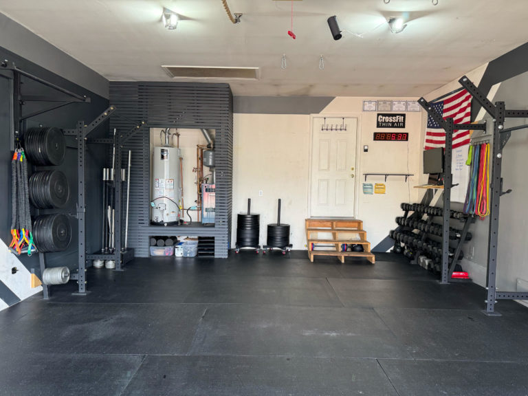 Adam Fuller CrossFit Affiliate Garage organized space